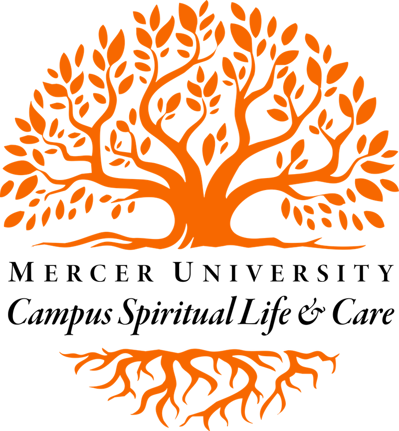 Mercer University Campus Spiritual Life and Care orange tree logo